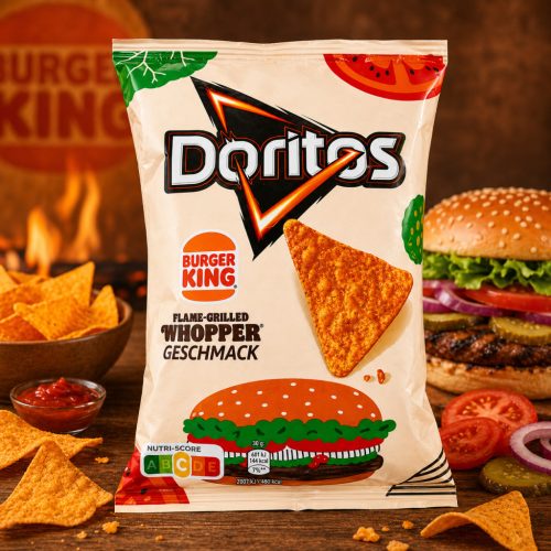 Doritos Burger King Whopper ízű tortilla chips (100 g)