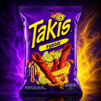 Takis Fuego chili & lime ízű kukoricasnack (100 g)
